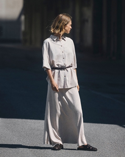 MSCH Copenhagen - MSCHViana Ginia 3/4 Skjorte - Sand Melange